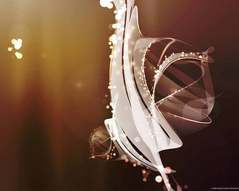 Abstract light swirl design