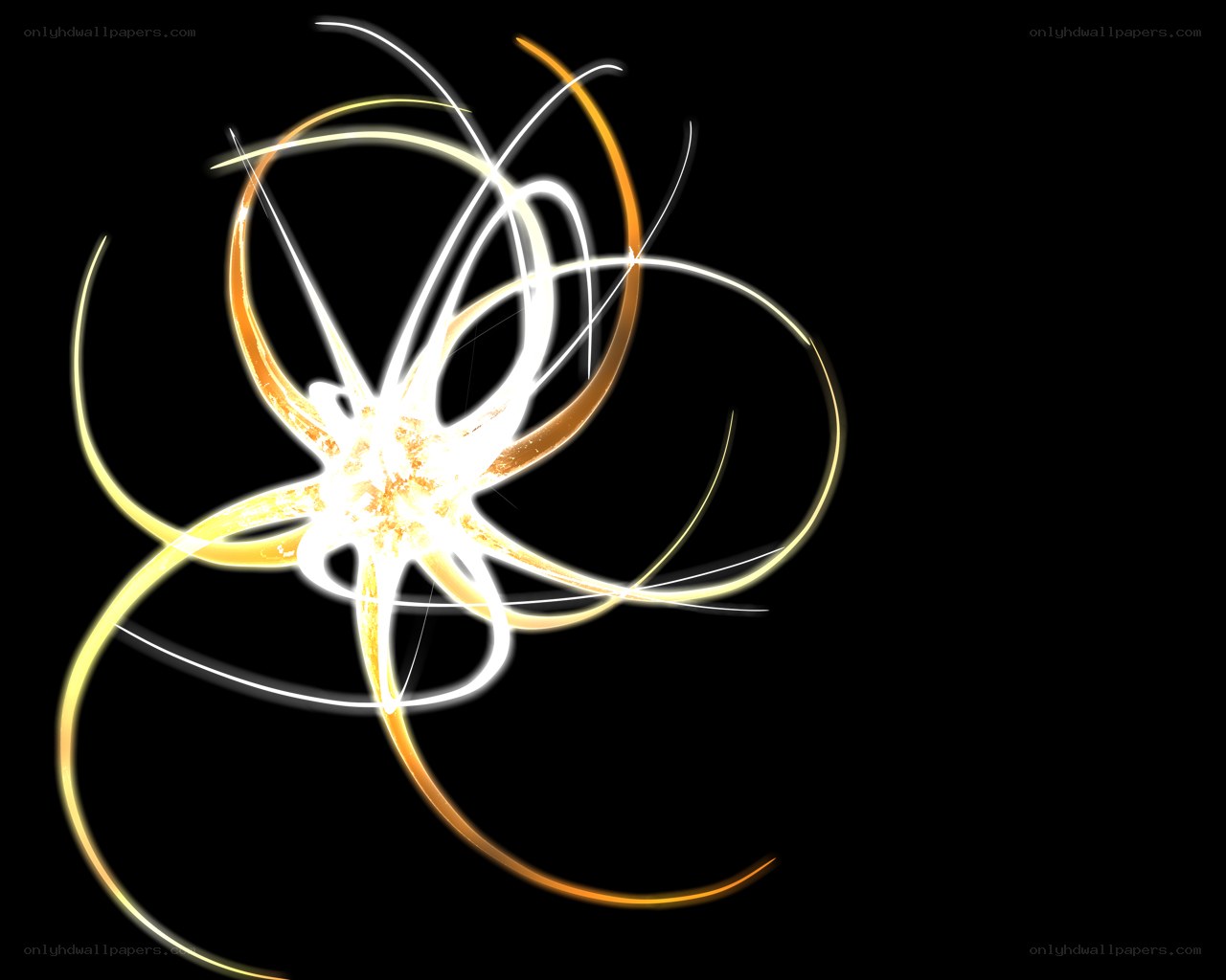 abstract light swirl design