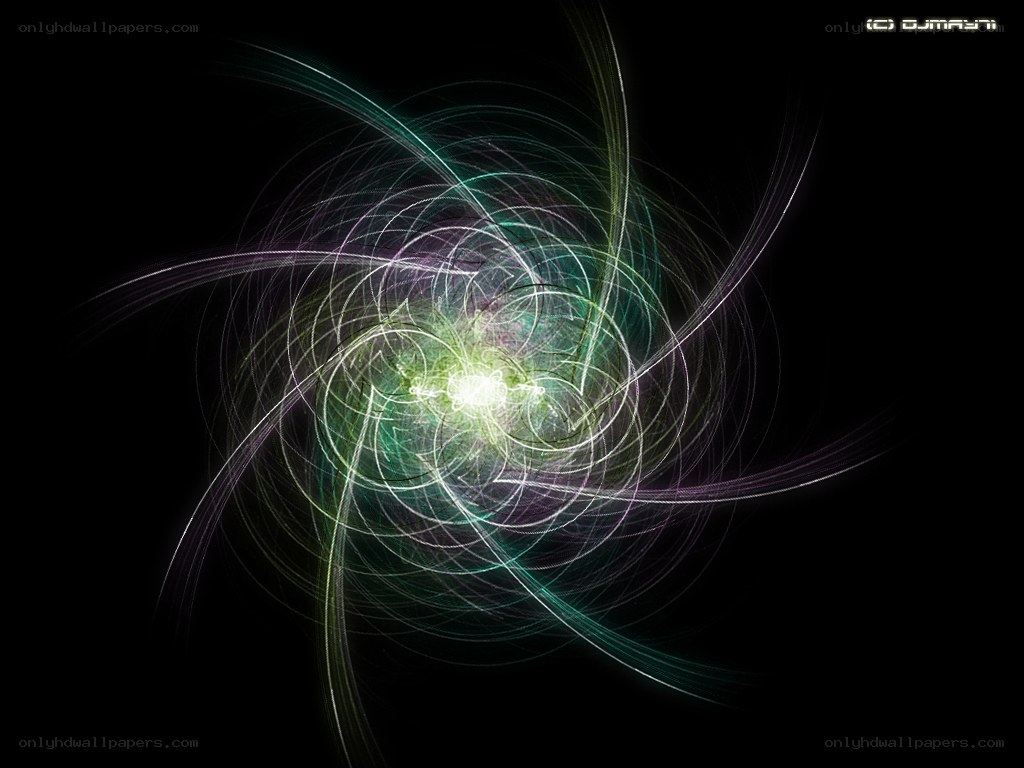 Abstract light swirl pattern