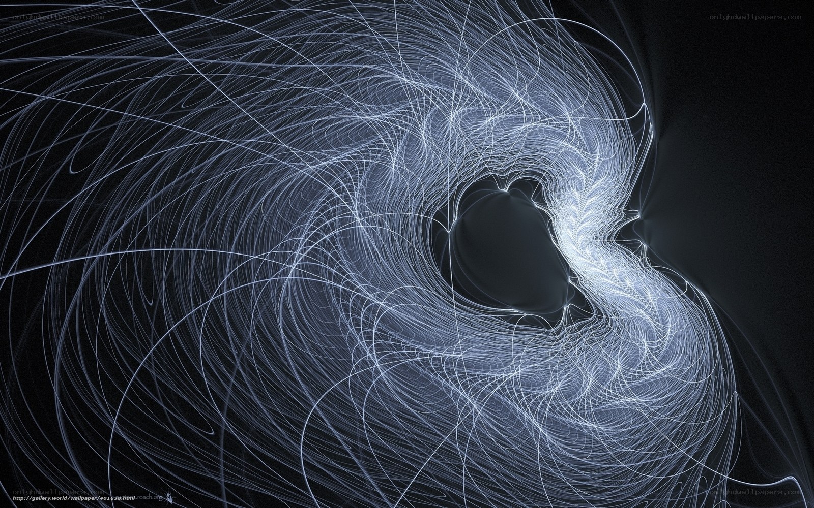 Abstract light swirl pattern