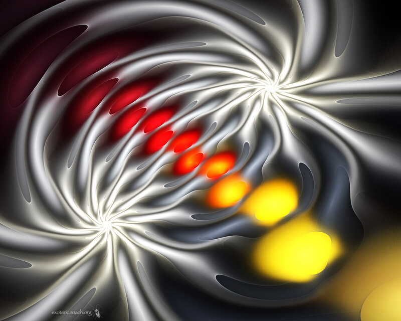 Abstract light swirl pattern