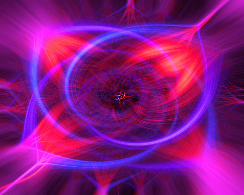Abstract Light Swirl — Purple, Energetic