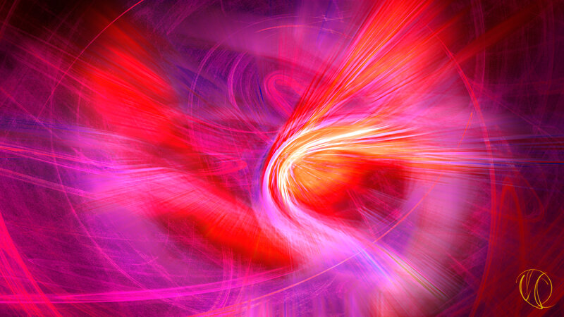 Abstract Light Swirl — Red, Dynamic