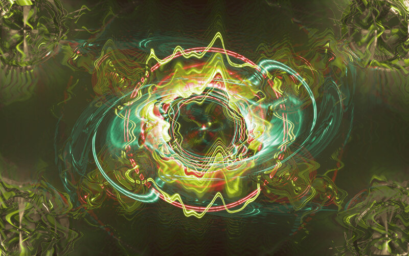 Abstract light swirl vortex