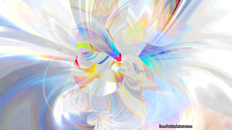 Abstract Light Swirl — White, Ethereal
