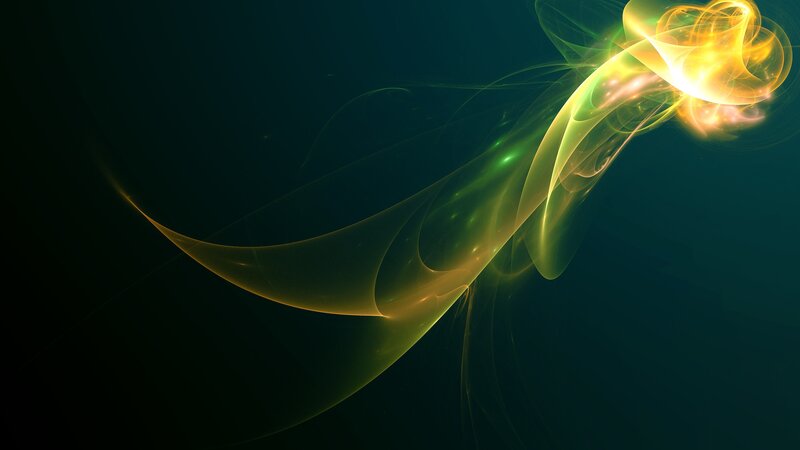 Abstract Light Swirl — Yellow, Dynamic