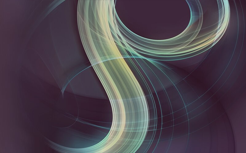 Abstract light swirls