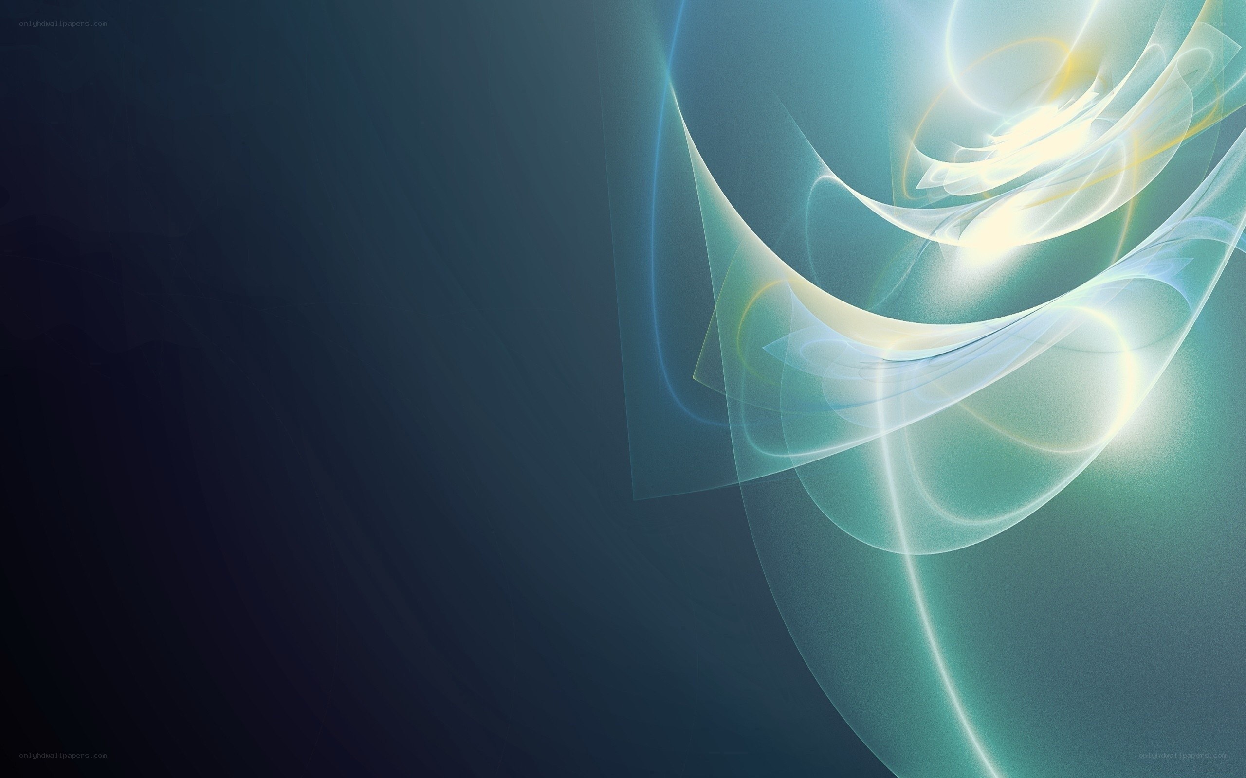 Abstract light swirls