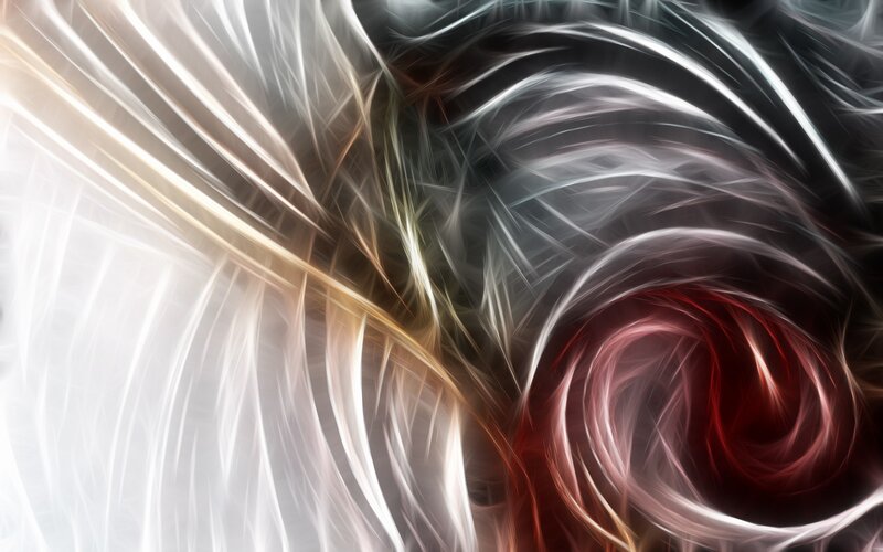 Abstract light swirls