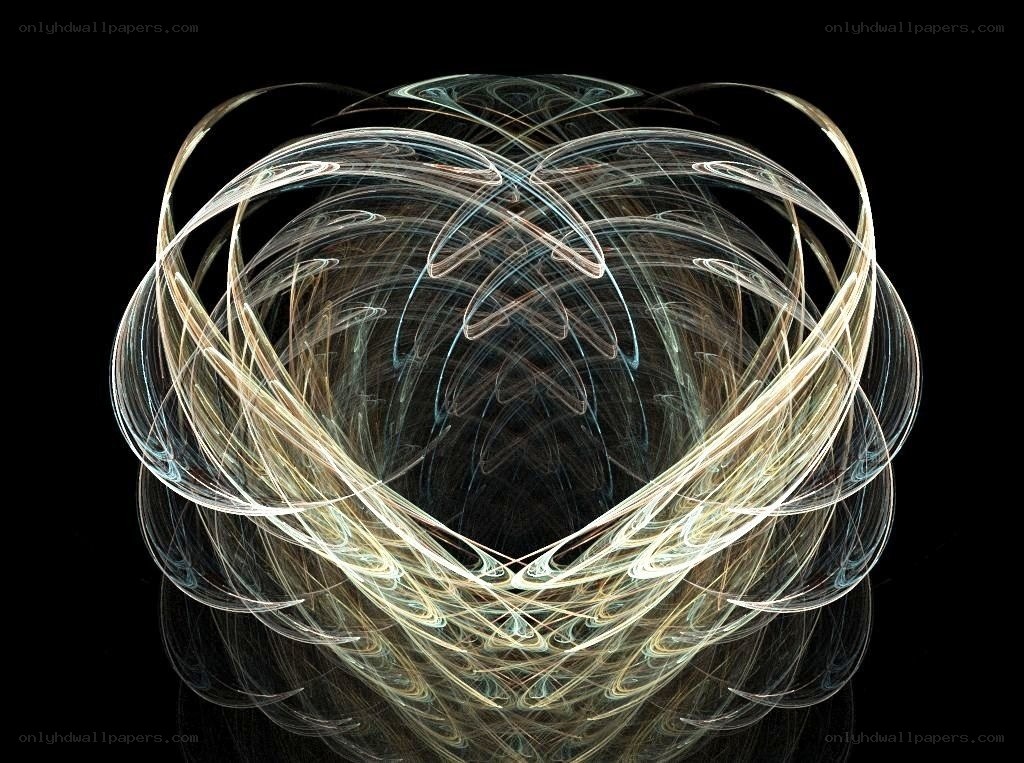 Abstract light swirls
