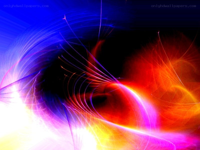 Abstract light swirls