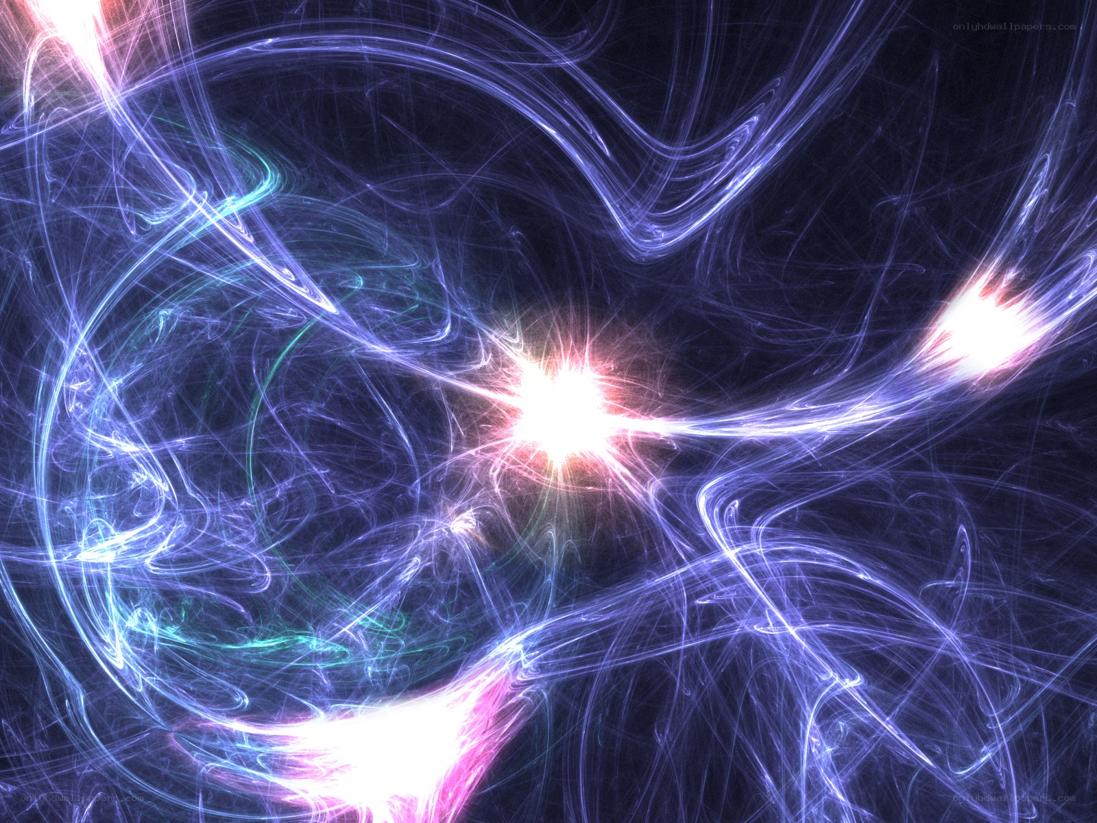 Abstract light swirls
