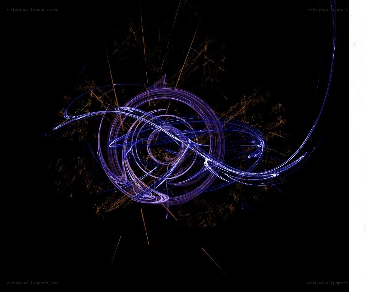 Abstract light swirls
