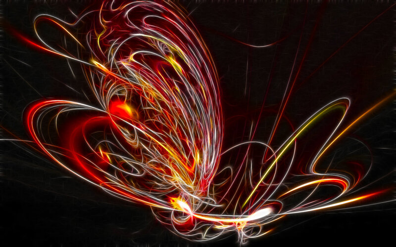Abstract light swirls