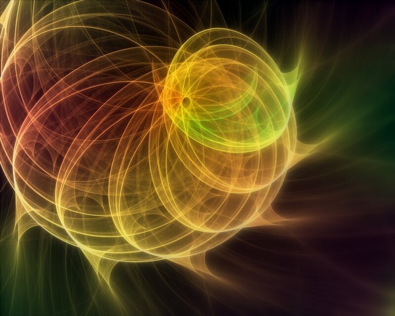 Abstract light swirls