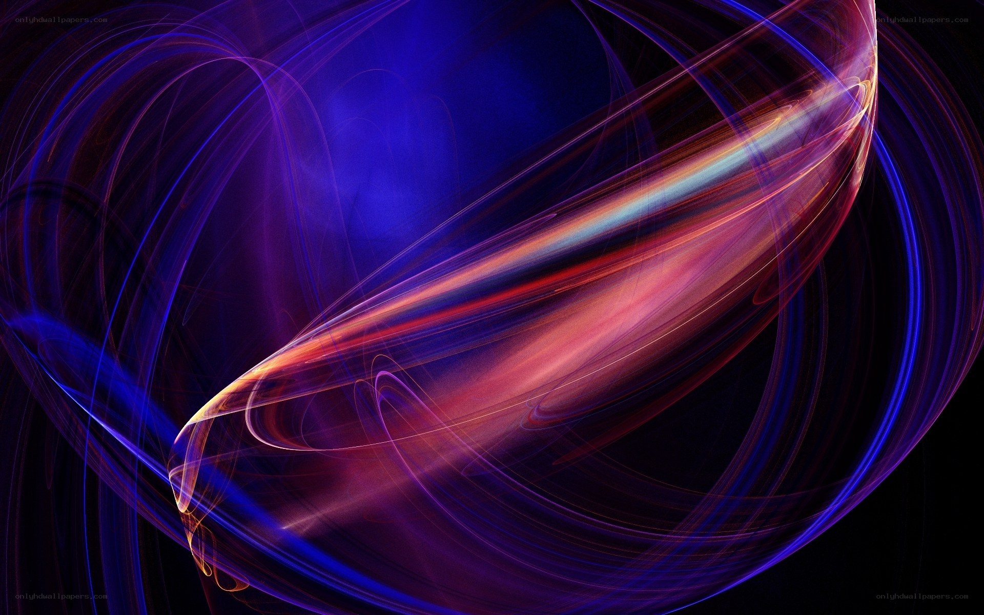 Abstract light swirls