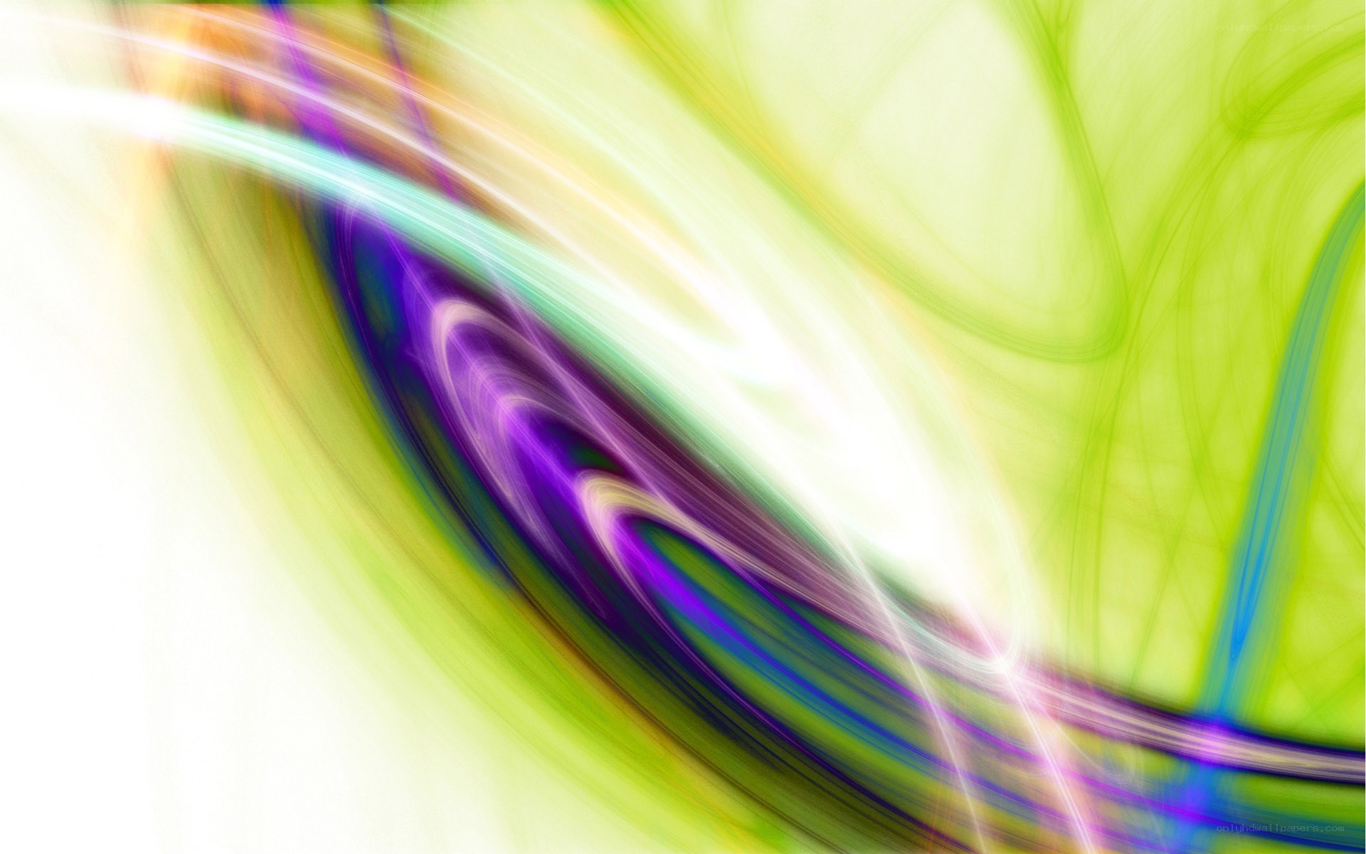 Abstract light swirls