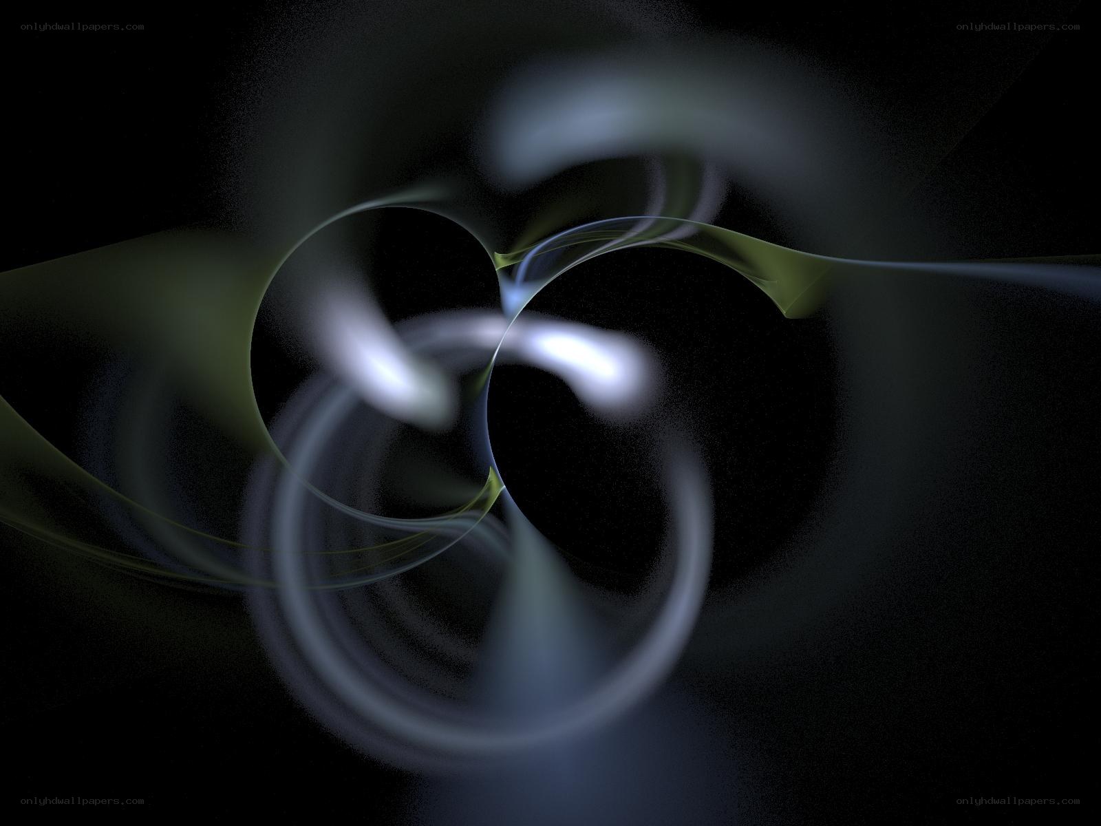 Abstract light swirls