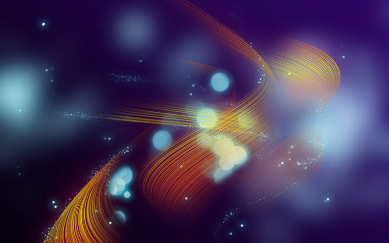 Abstract light swirls