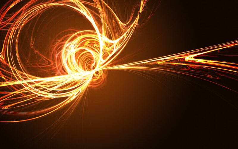 Abstract light swirls