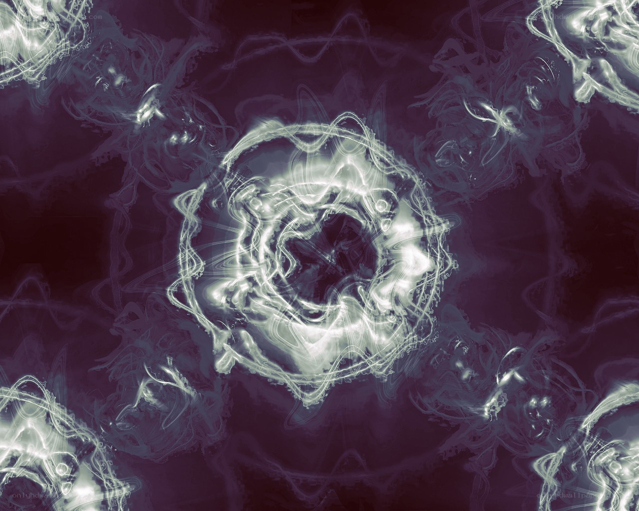Abstract light swirls