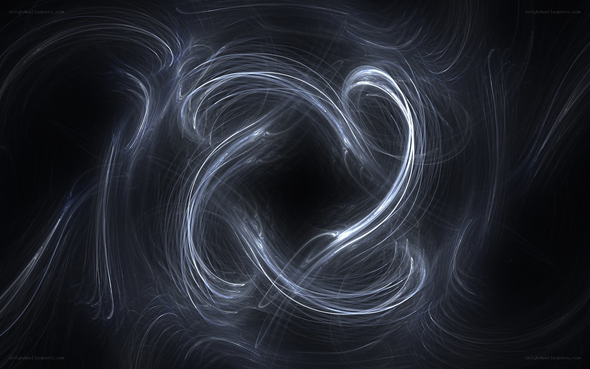 Abstract light swirls
