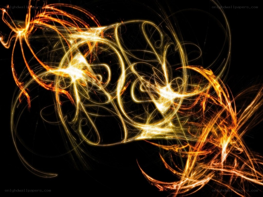 Abstract light swirls