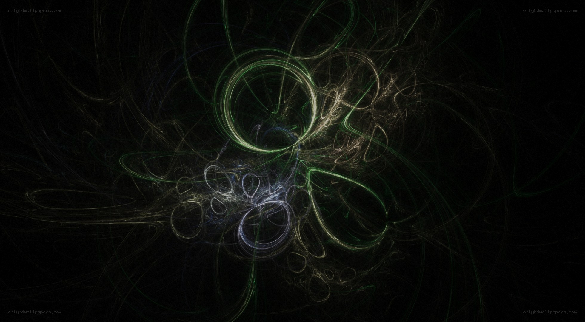 Abstract light swirls