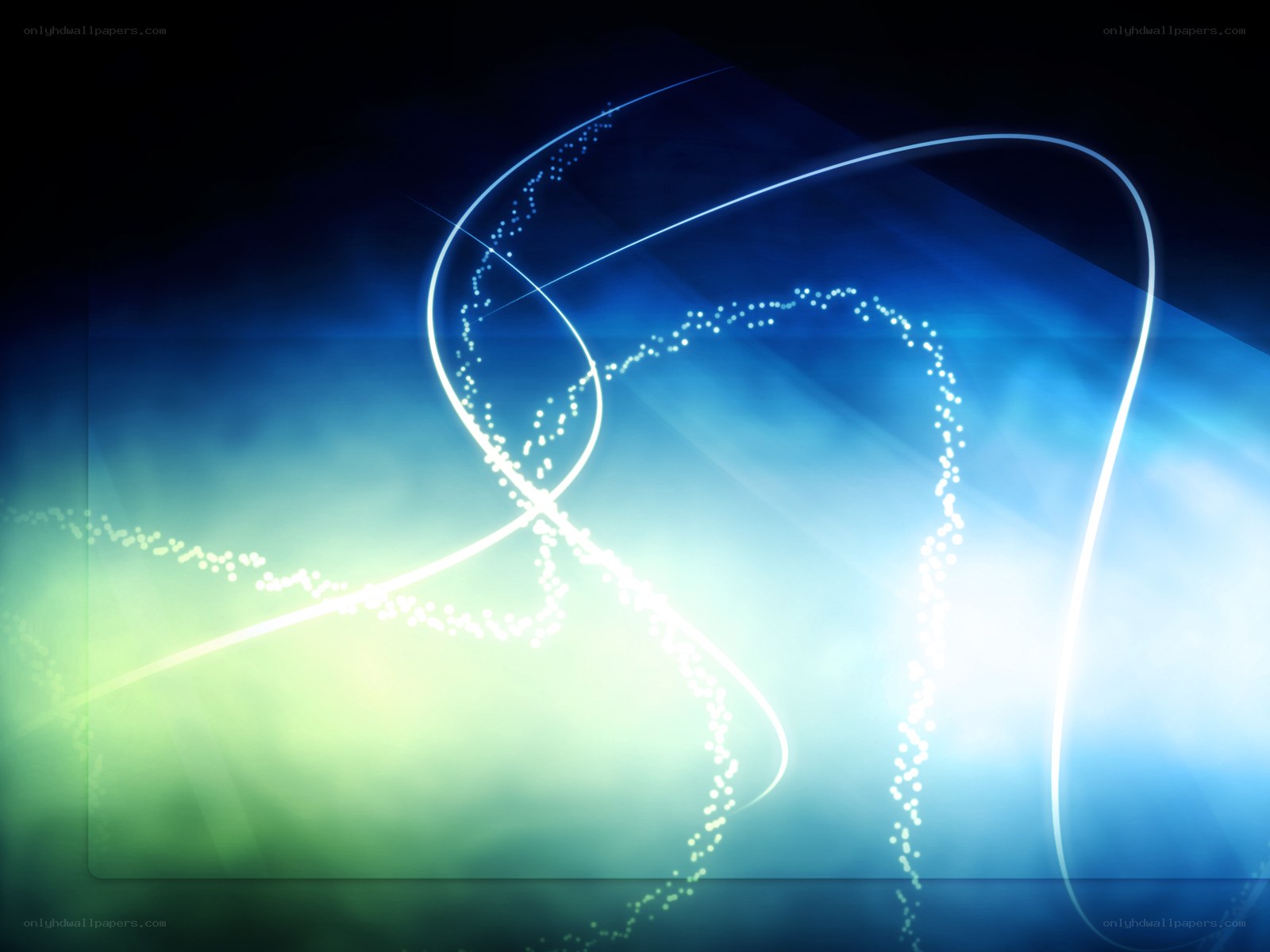 Abstract light swirls