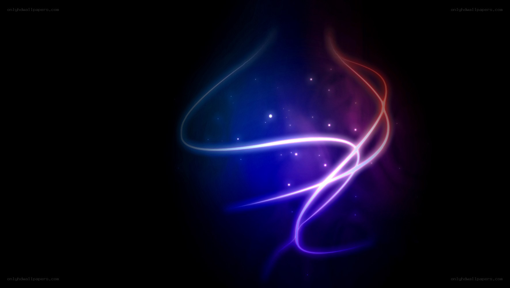 Abstract light swirls
