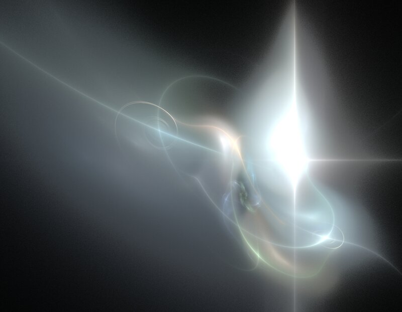 Abstract light swirls