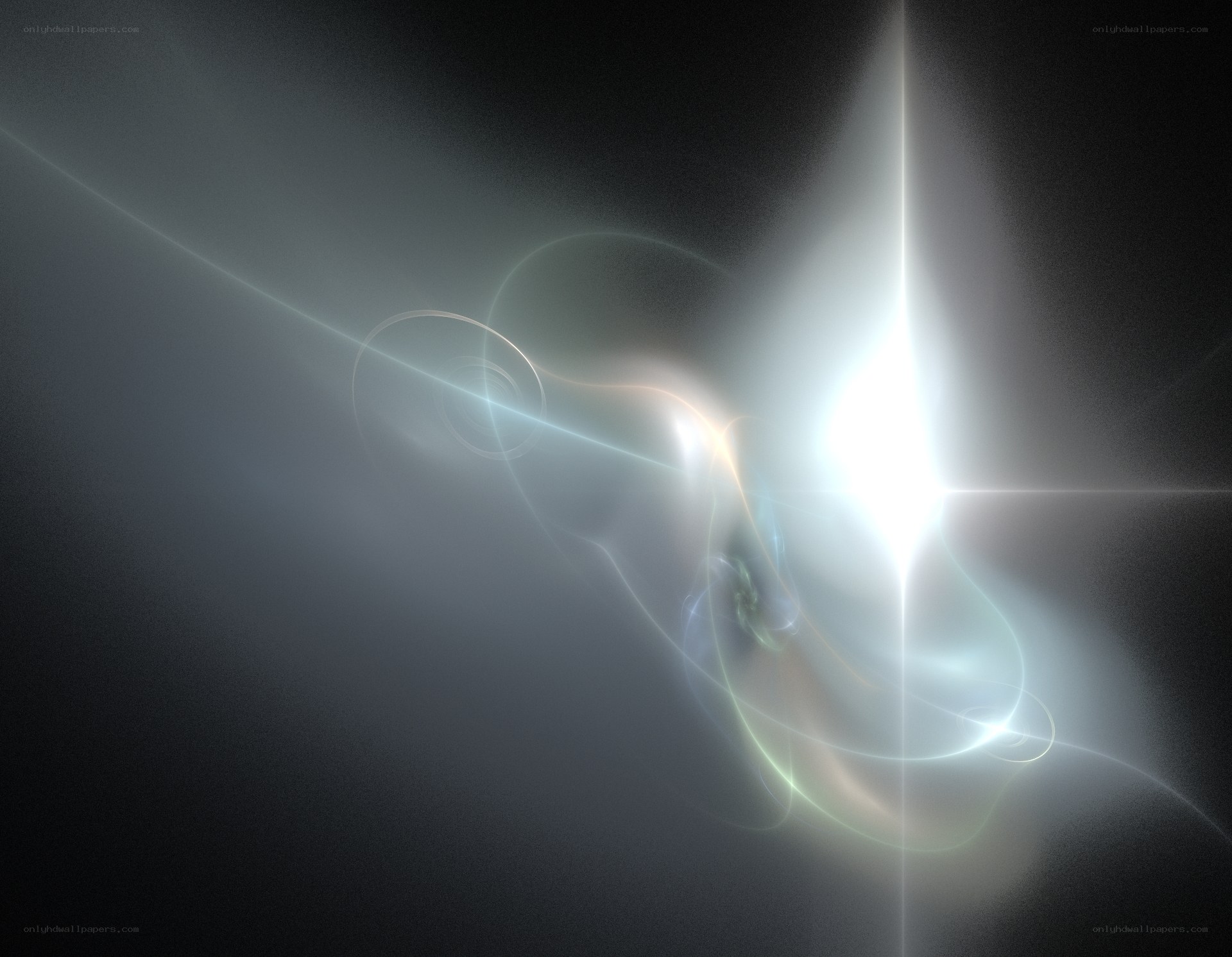 Abstract light swirls