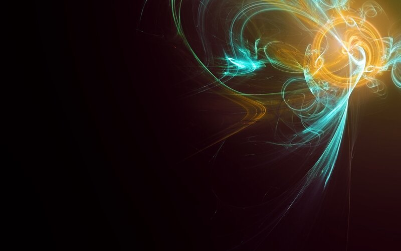 Abstract light swirls