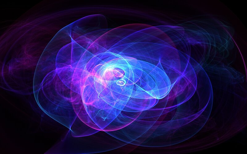 Abstract light swirls