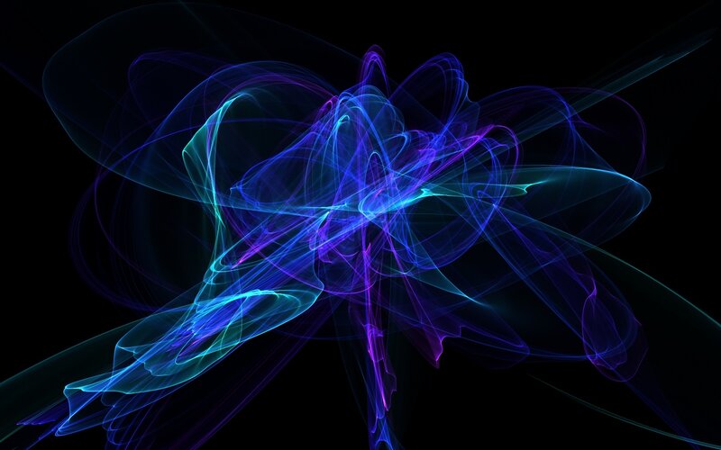 Abstract light swirls