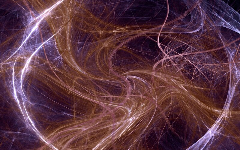 Abstract light swirls