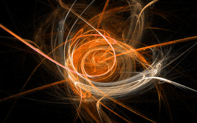 Abstract light swirls