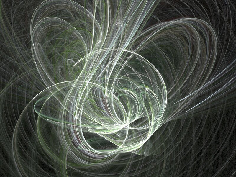Abstract light swirls