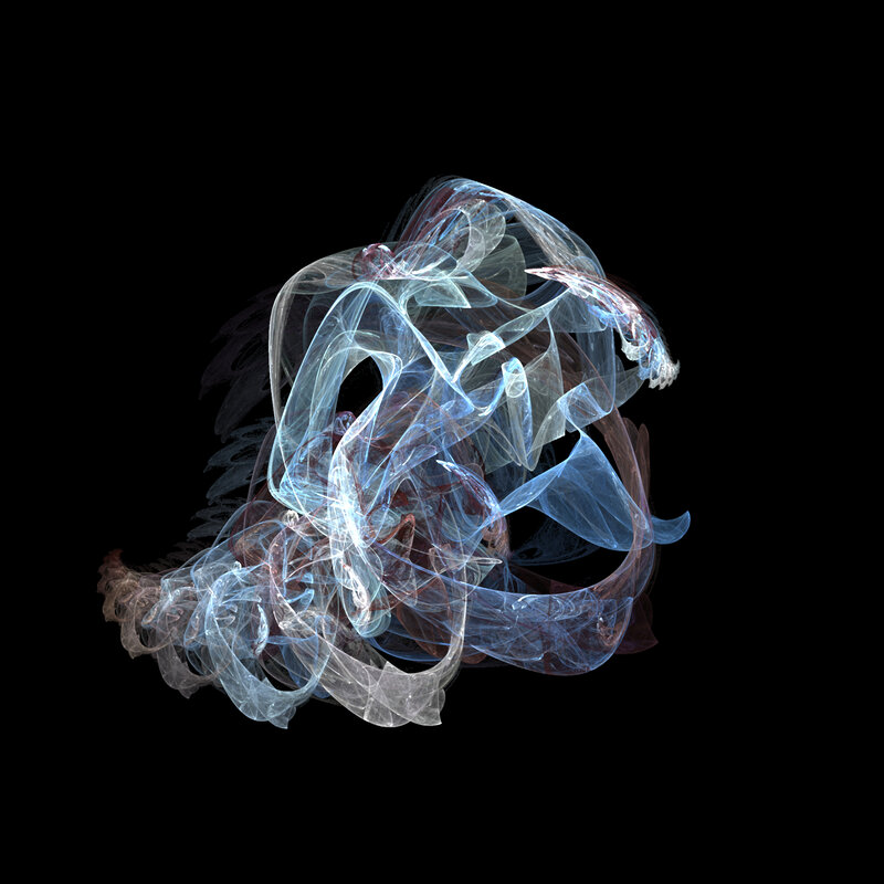 Abstract light swirls