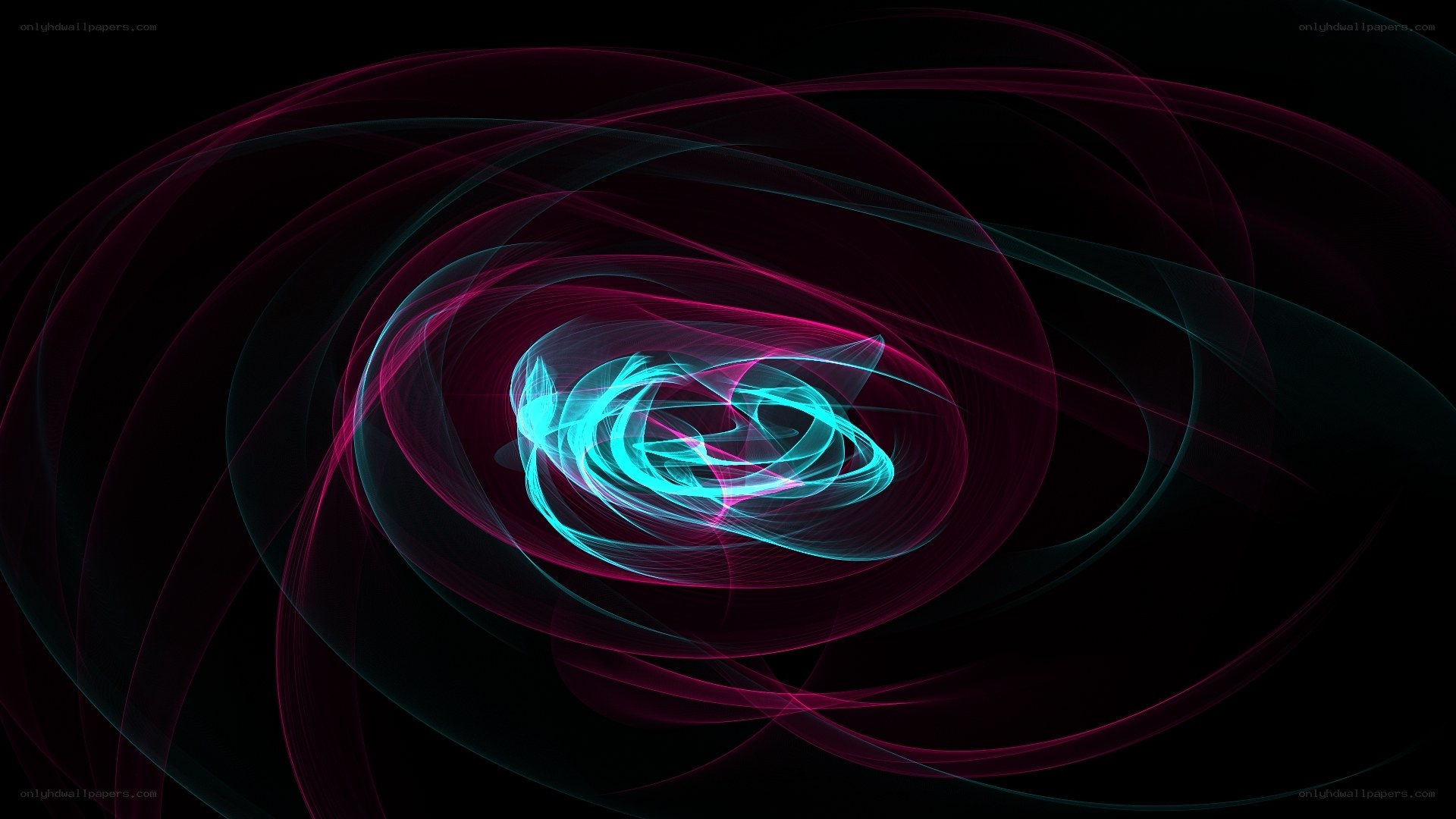 Abstract light swirls