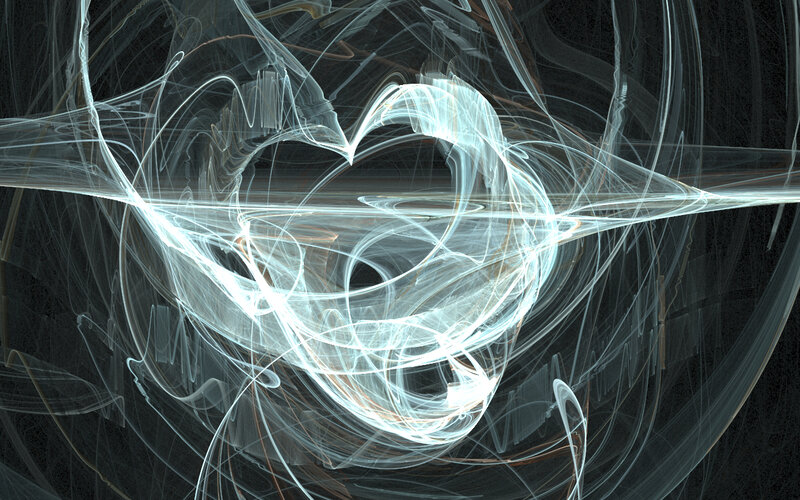 Abstract light swirls