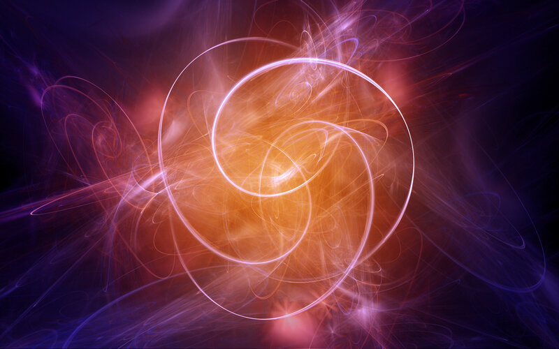 Abstract light swirls
