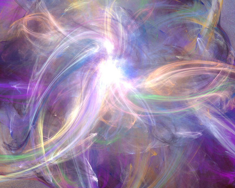 Abstract light swirls