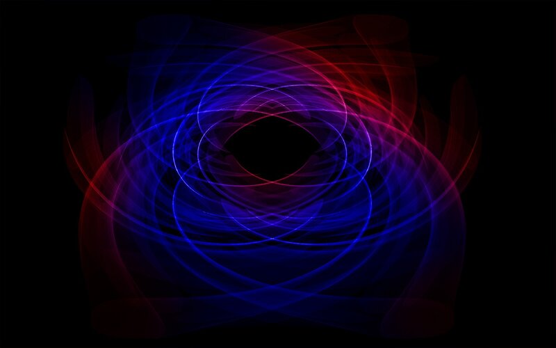 Abstract light swirls