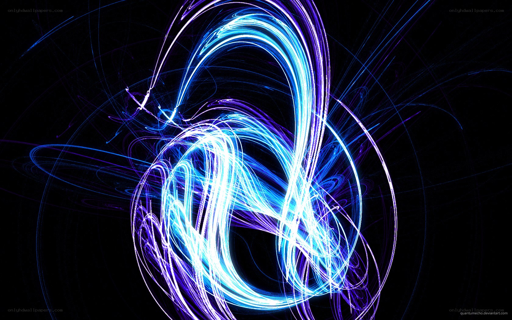 abstract light swirls