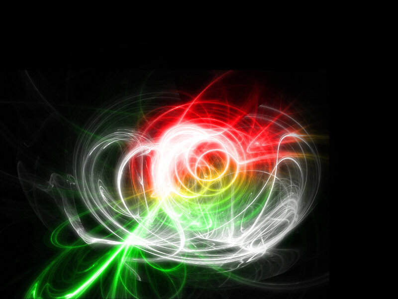 Abstract light swirls
