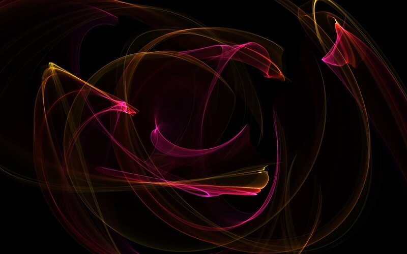Abstract light swirls