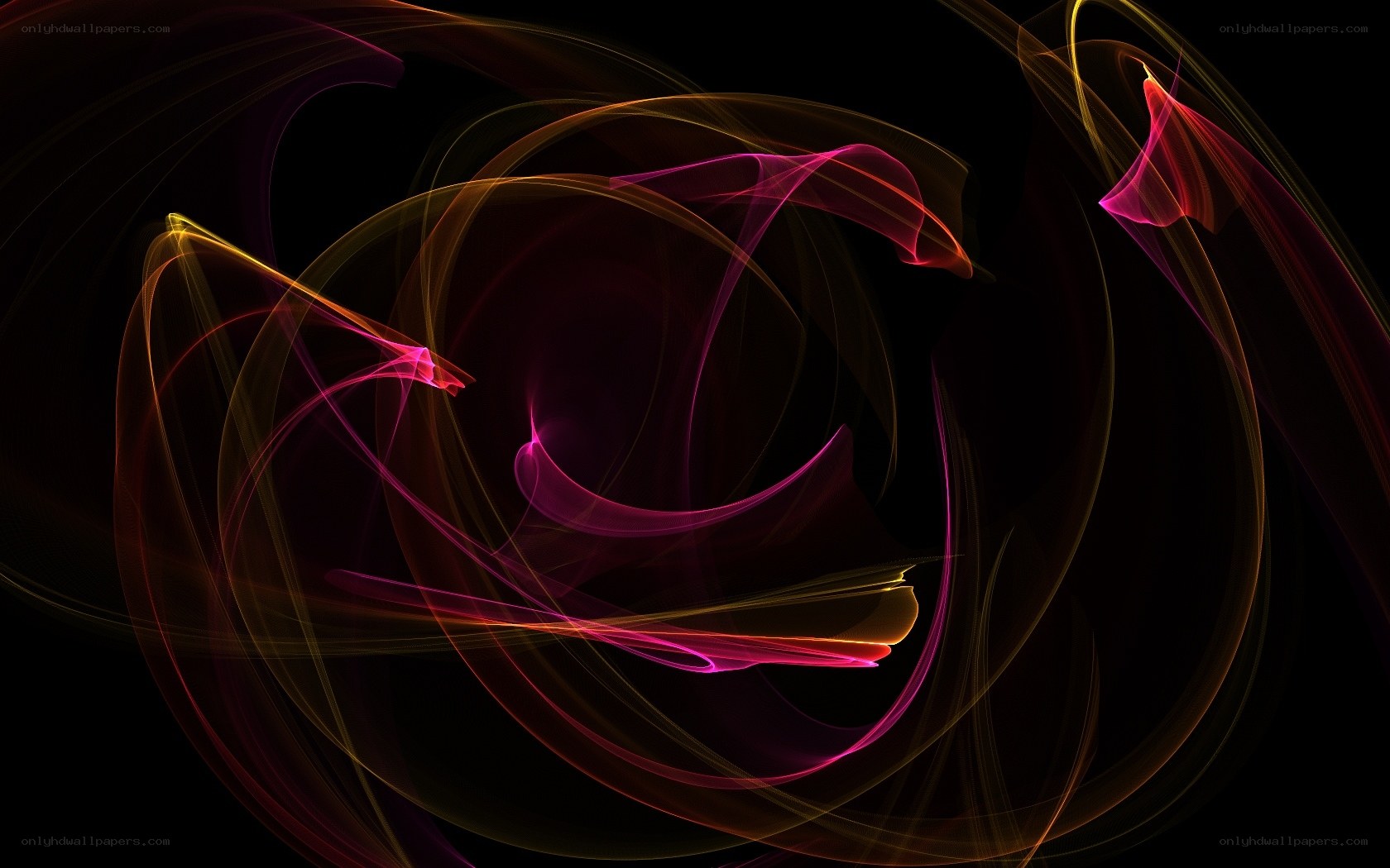 Abstract light swirls