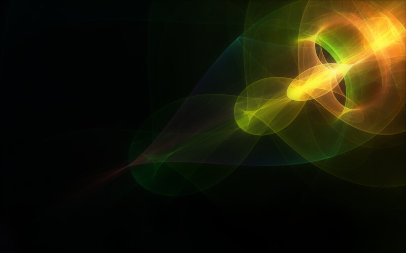 Abstract light swirls