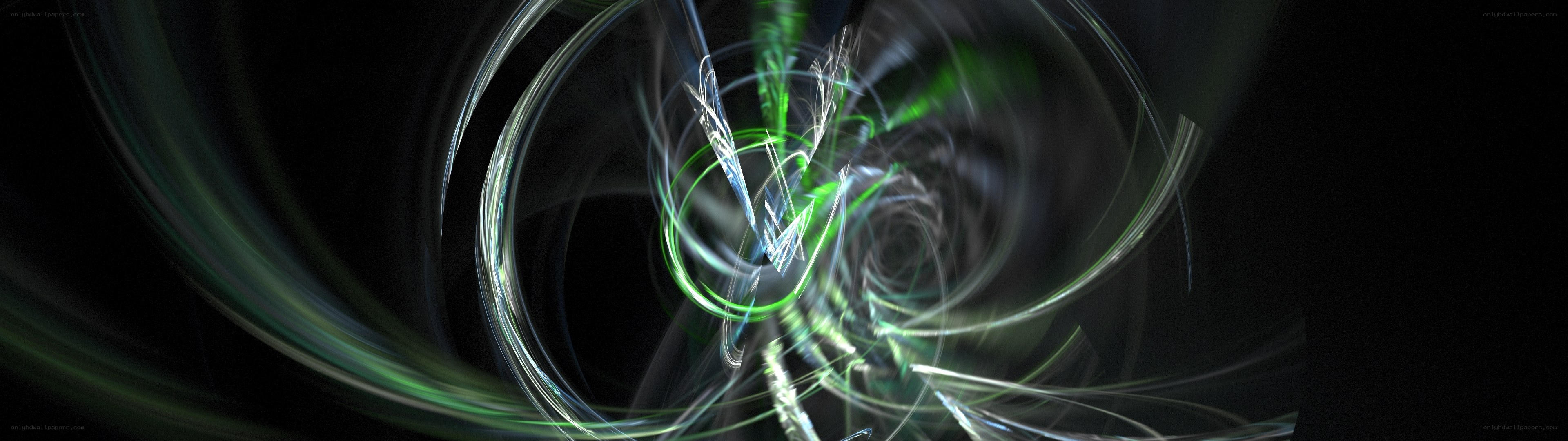 Abstract light swirls
